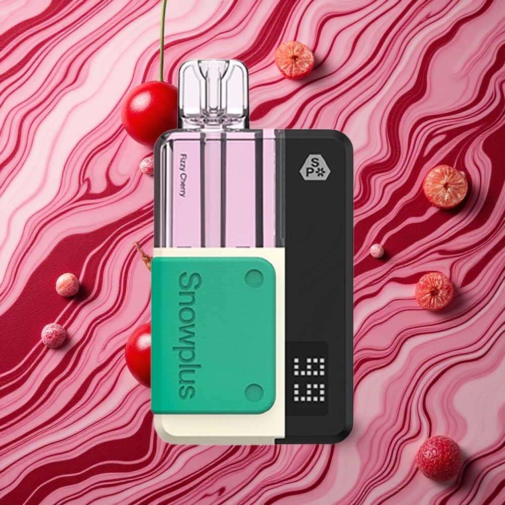 Šampanieša ķiršu Snowplus Swift 5000 Puffs Prefilled Pod Kit ar 1000 mAh bateriju un 2+10 ml e-šķidruma tilpumu
