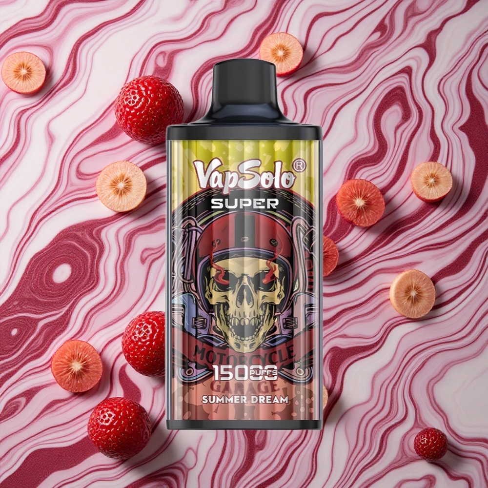 Vasaras Sapnis Vapsolo Super 15000 Puffs Izmētāmais Veips ar 40ml e-šķidruma un 850mAh akumulatoru