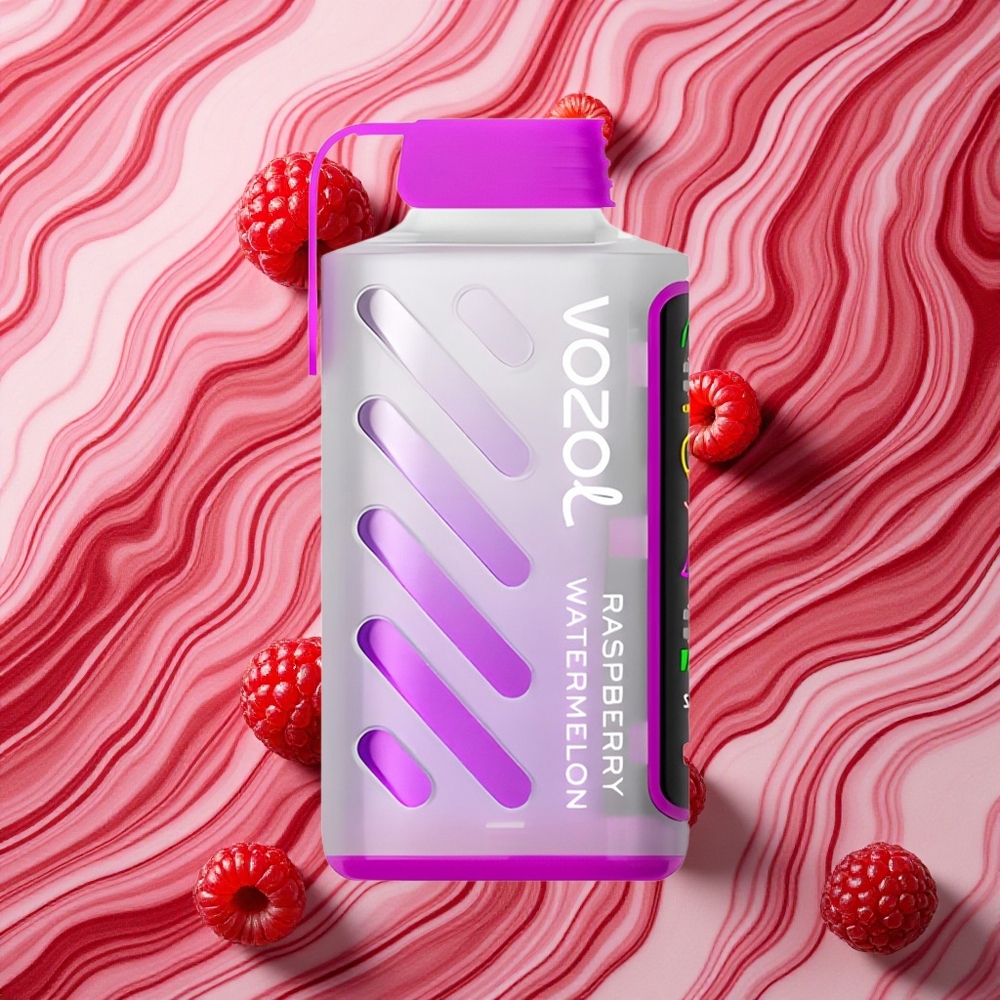 Aveņu Arbūza VOZOL Gear Power 20000 Iekšpiedējā Veipa ar 20mL iepriekš uzpildīta e-šķidruma un 5%(50mg) nikotīna stiprumu