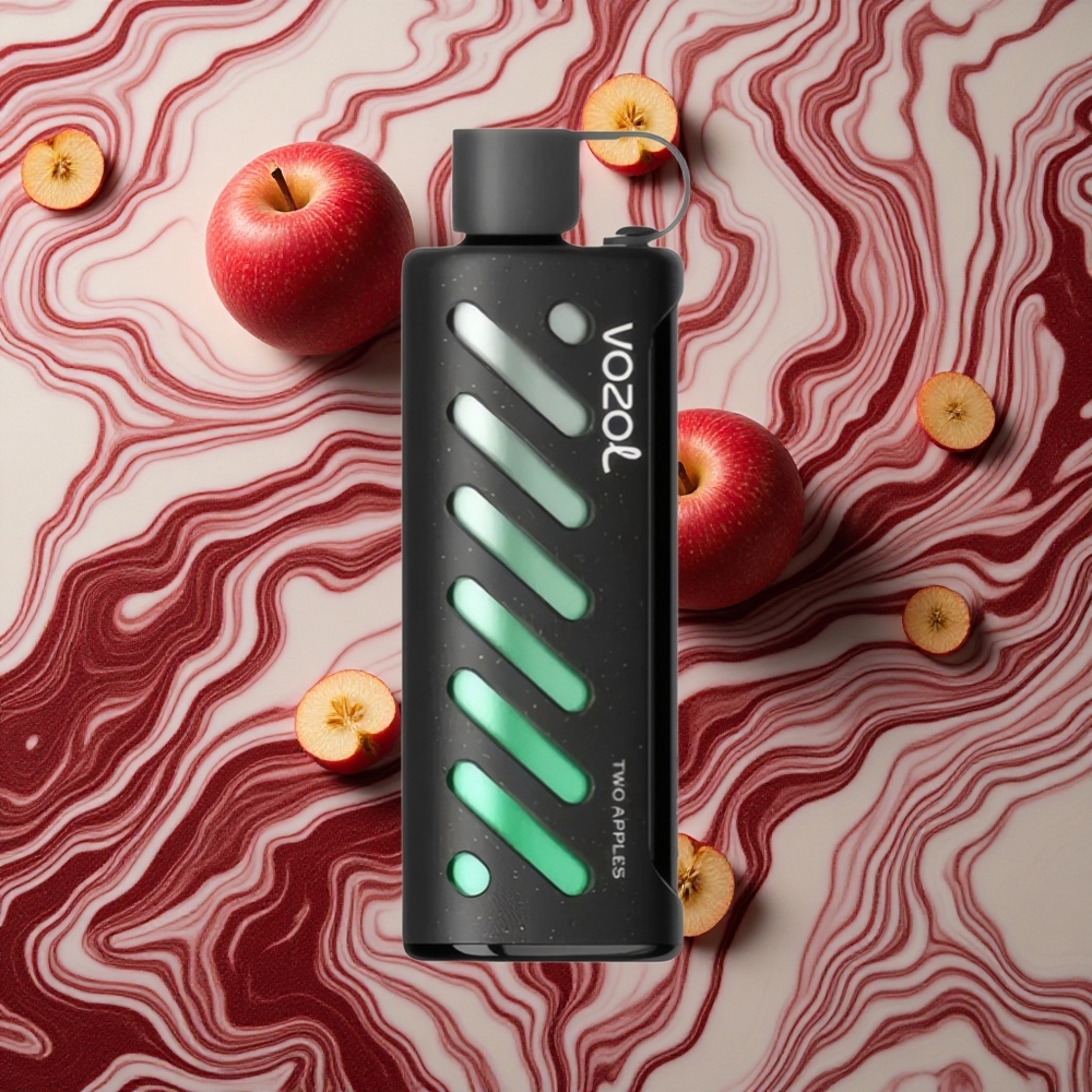 Divi Āboli VOZOL Gear Shisha 25000 Ievelkošanas Vienreizlietojamais Vape 5mg/ml Nikotīna & 1000mAh Akumulators