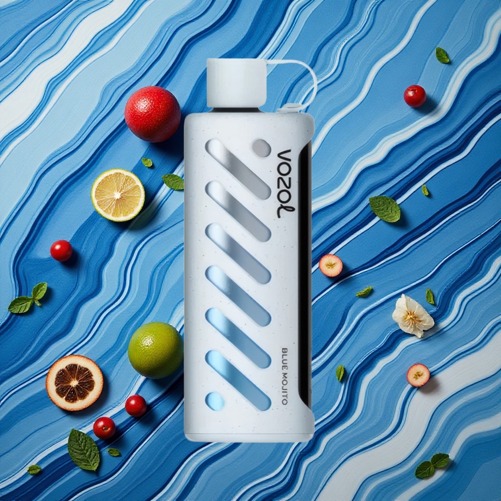 Zilā Mojito VOZOL Gear Shisha 25000 Iemalkas 5mg/ml Nikotīna