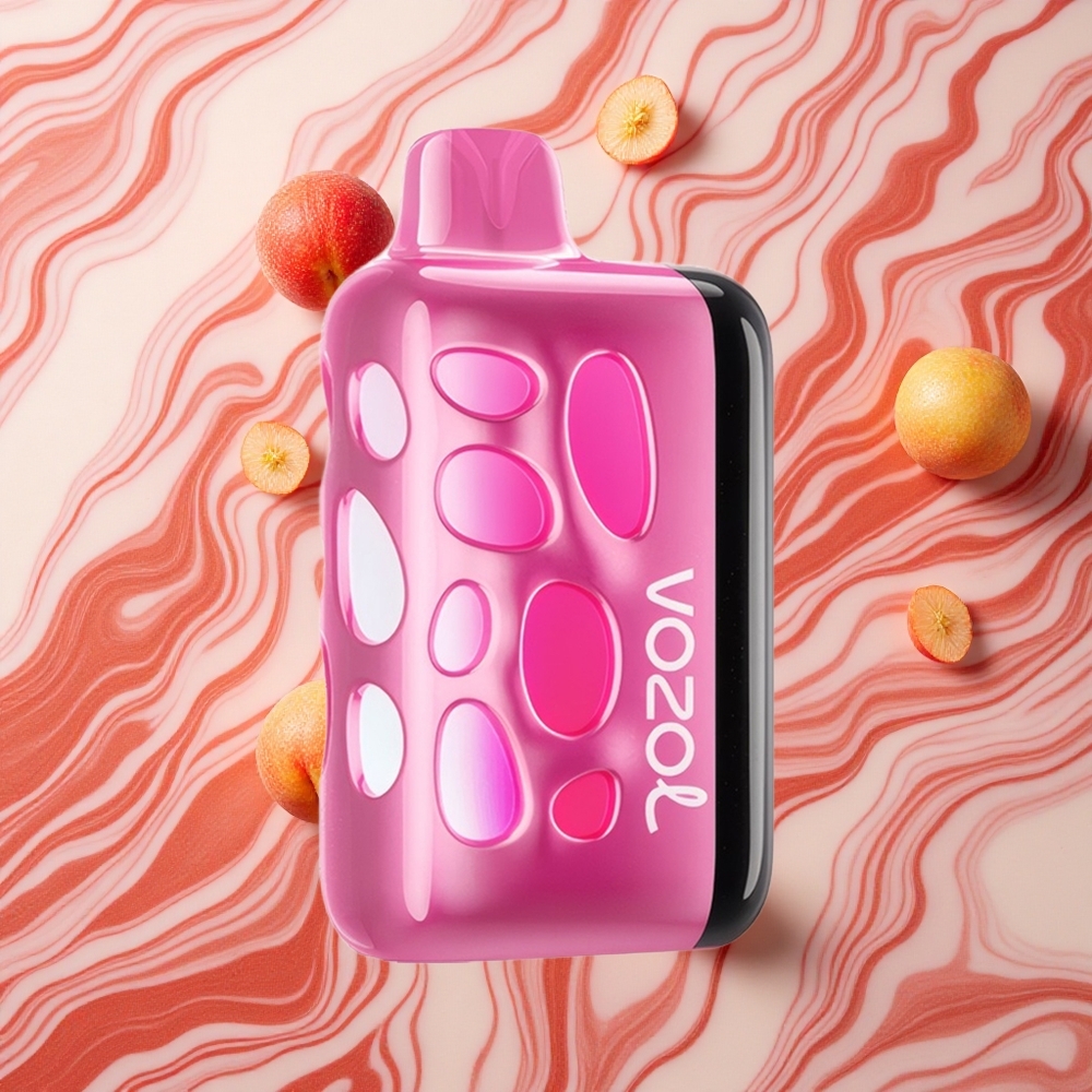 Zemeņu Persiku VOZOL RAVE 40000 Izmetamā Vape 20/50mg/ml Nikotīns 1000mAh Akumulatora Ietilpība