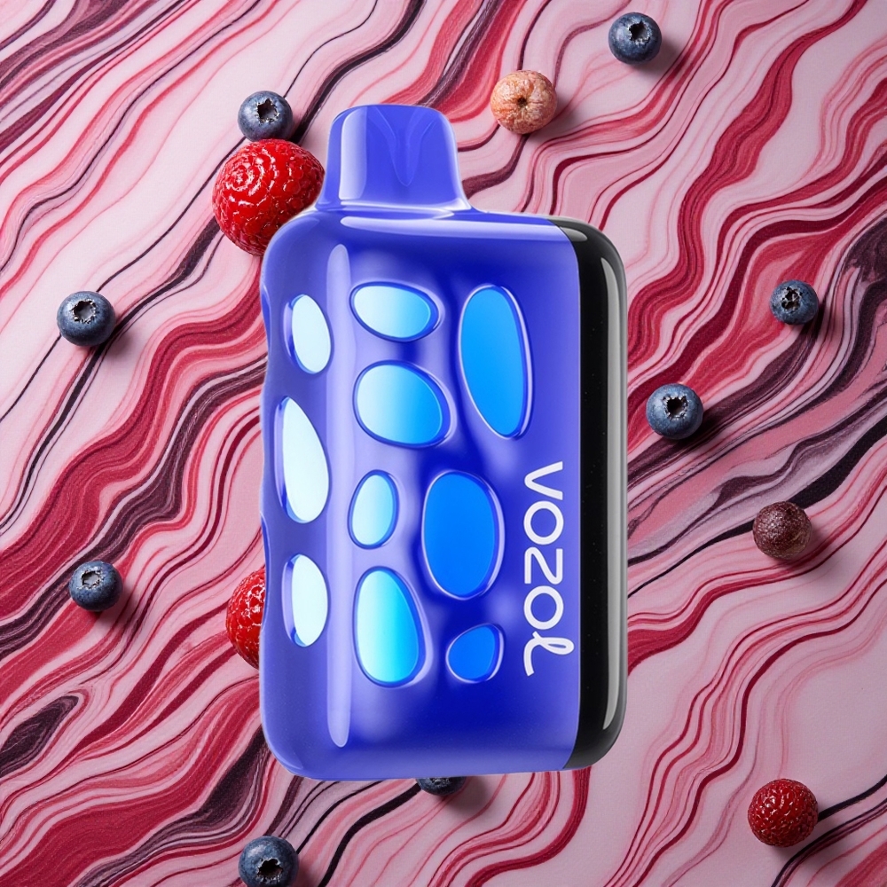 Zemenu Arbūza (Blueberry Watermelon) VOZOL RAVE 40000 izmēģinājuma e-cigarete ar 20/50mg/ml Nikotīna
