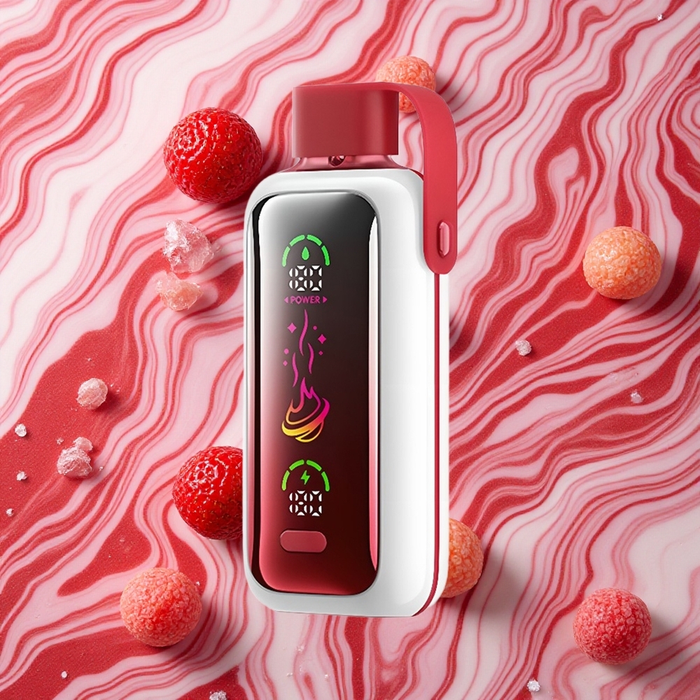 Arbūza Ledus VOZOL Star 20000 Iekšpeldēšanas Režīmi Vienreizlietojamais Vape 2,2" HD Spoguļekrans Dubultā Siets