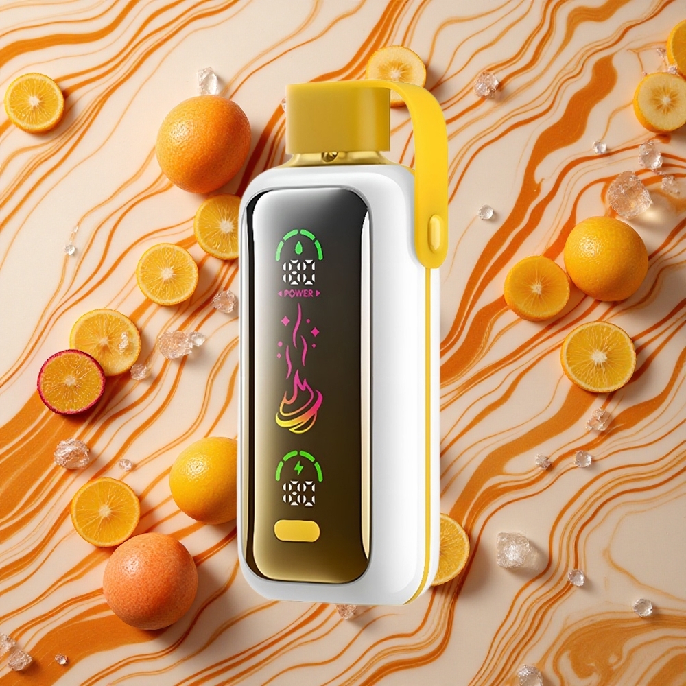 Mango Ledus VOZOL Star 20000 Iekšpuses e-cigarešu puffs, 2.2" HD spoguļekrāns, Divkāršais tīkls