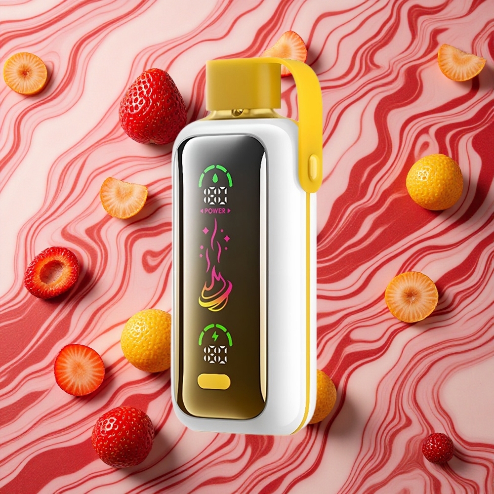 Zemeņu un mango garšas kombinācija VOZOL Star 20000 Piepildīšanas 2.2" HD spoguļekrāns, Divu režģu režīmi