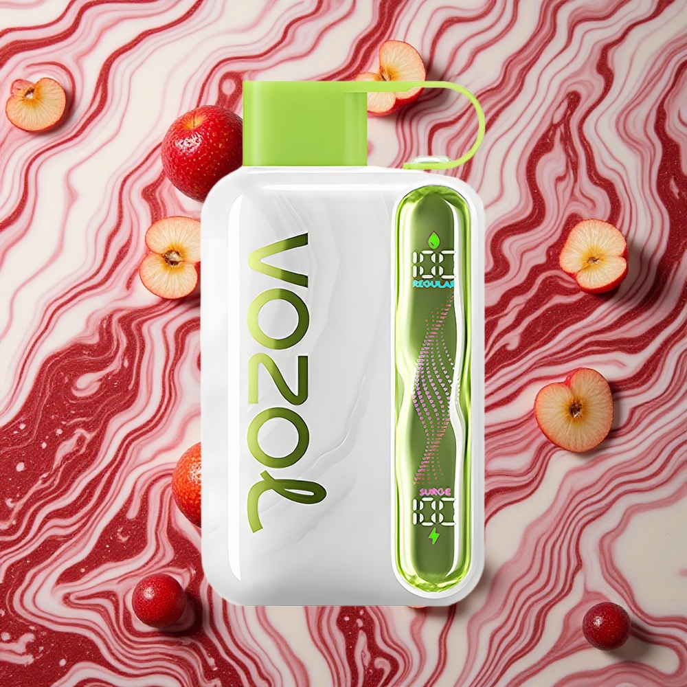 Skābā ābola ledus VOZOL STAR 40000 Izkliedējamais veips ar līdz 40000 piepildījumiem, 1000mAh akumulatora ietilpība