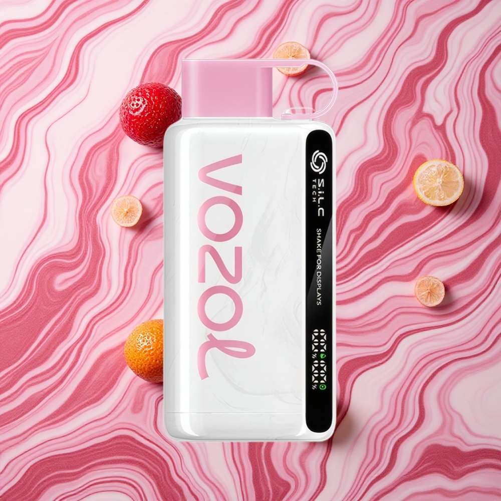 Rozā citronādes garša VOZOL STAR 12000 iepūšanās 650mAh akumulatora jauda