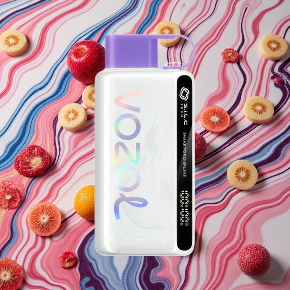 Varavīksnes konfekšu garša VOZOL STAR 12000 iepūšanas 650mAh akumulatora ietilpība