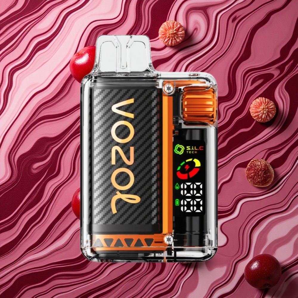 Ķiršu kola VOZOL Vista 20 000 piepildījumu Uzlādējama baterija: 650mAh, Nikotīna stiprums: 2%