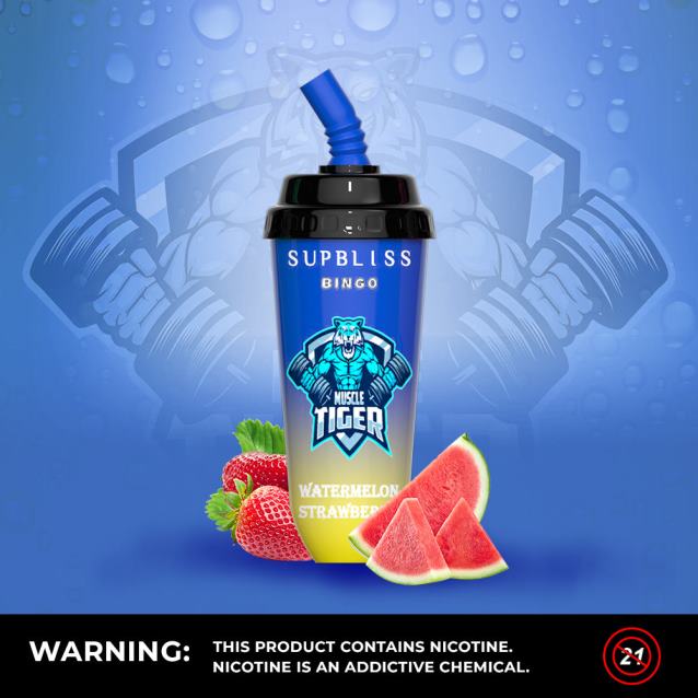 RandM Supbliss Bingo 8000 vape pod ierīce 1gab - RandM Vape Factory zemeņu saldējums V4NHV256