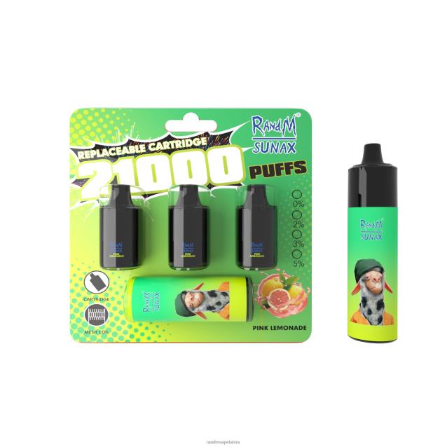 RandM Sunax 21000 gaisa plūsmas kontroles pod maināma vape ierīce 1gab - RandM Tornado Latvia zemeņu arbūzs V4NHV271