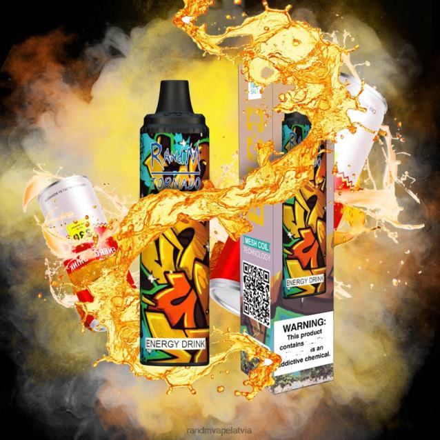 RandM Tornado 6000 gaisa plūsmas kontroles vape pod ierīce 1gab - RandM Vape Riga forša piparmētra V4NHV282