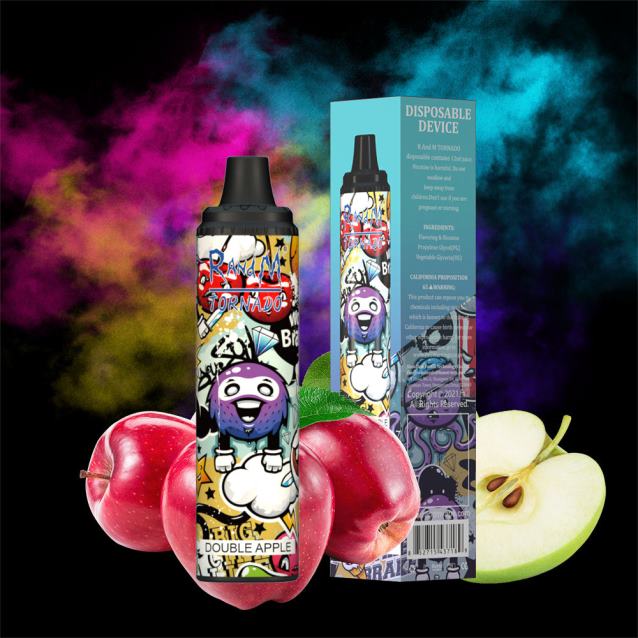 RandM Tornado 6000 gaisa plūsmas kontroles vape pod ierīce 1gab - RandM Vape Riga forša piparmētra V4NHV282