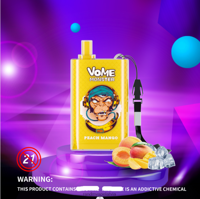 RandM Vome Monster 10000 gaisa plūsmas kontroles vape pod ierīce 1gab - RandM Vape Review sulīgs ledus V4NHV277