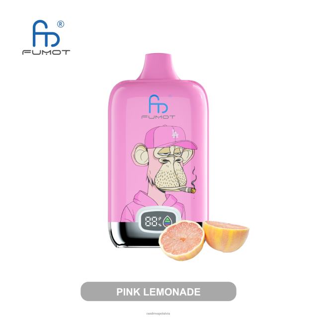 Fumot Original RandM Digital Box 12000 akumulatora un šķidruma displeja vape ierīce - Best RandM Vape Flavours ledus pop V4NHV10