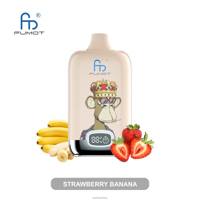 Fumot Original RandM Digital Box 12000 akumulatora un šķidruma displeja vape ierīce - RandM Vape Factory ķiršu kola V4NHV16