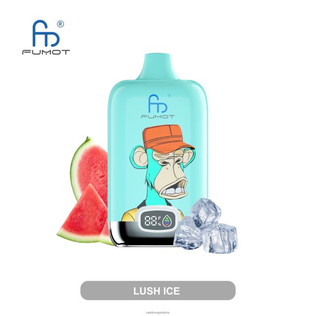 Fumot Original RandM Digital Box 12000 akumulatora un šķidruma displeja vape ierīce - RandM Vape Factory ķiršu kola V4NHV16