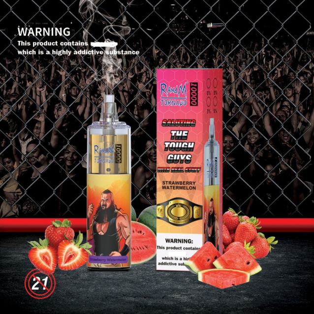 RandM Tornado 10000 gaisa plūsmas kontroles vape ierīce 1gab - Best RandM Vape Flavours melleņu skāba aveņu V4NHV120