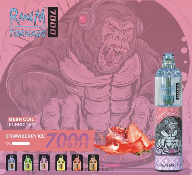 RandM Tornado 7000 gaisa plūsmas kontroles vape ierīce 1gab - RandM Tornado Online Shop forša piparmētra V4NHV164