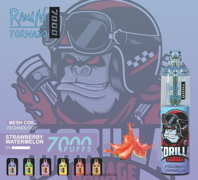 RandM Tornado 7000 gaisa plūsmas kontroles vape ierīce 1gab - RandM Tornado Online Shop forša piparmētra V4NHV164