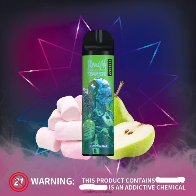 RandM Tornado 8000 gaisa plūsmas kontroles vape ierīce 1gab - RandM Vape Store ķiršu ličī V4NHV253